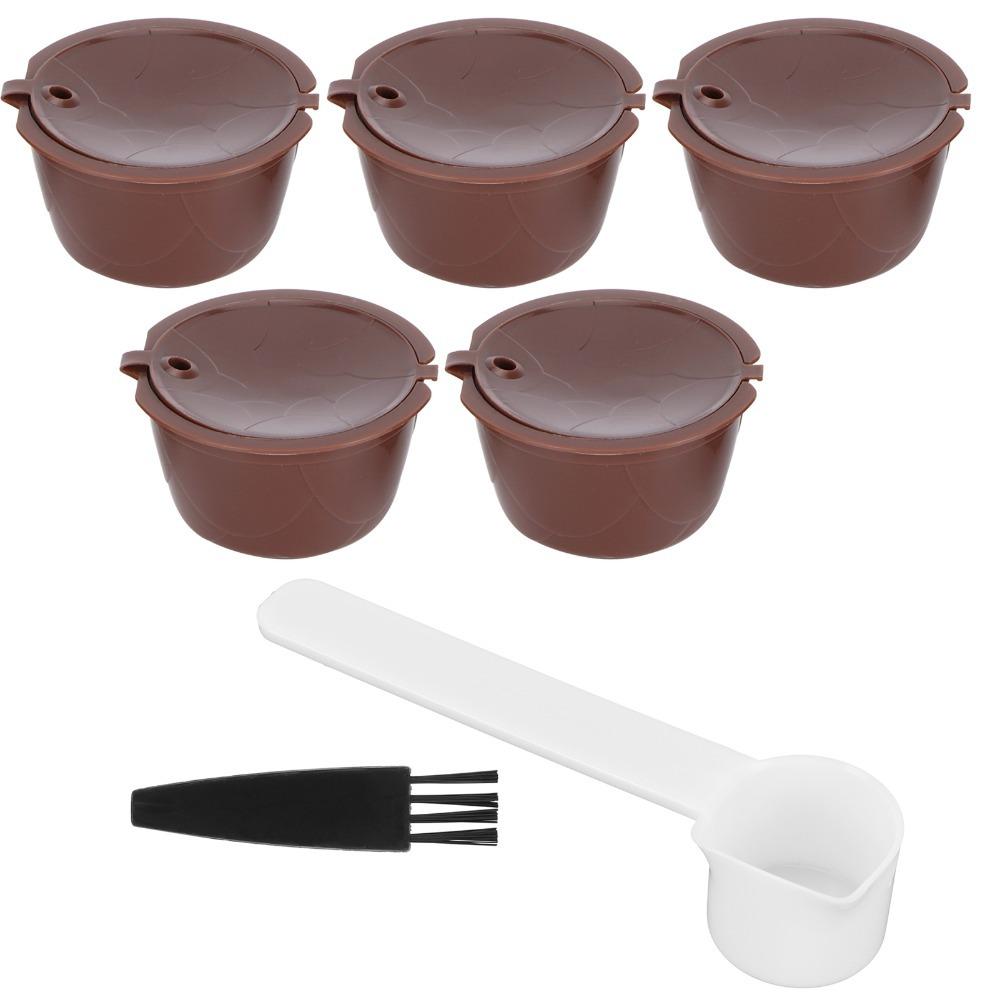 Refillable Structure Reusable Coffee Capsules Reusable Design Coffee Filter Accessories Office Use