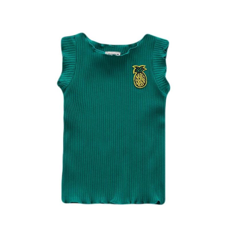 Kids Blouse Summer Sleeveless Top Casual Cute Baby Girls Tops