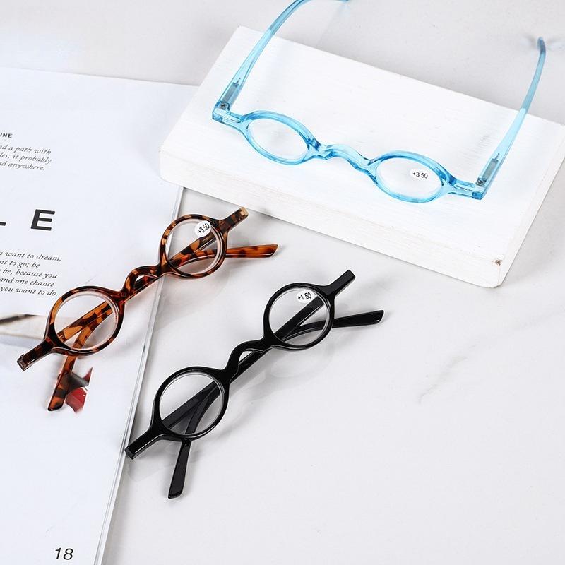 Small Round Frame Reading Glasses for Men Women Personality Fashion Retro Glasses Elderly Super Toughness Oculos