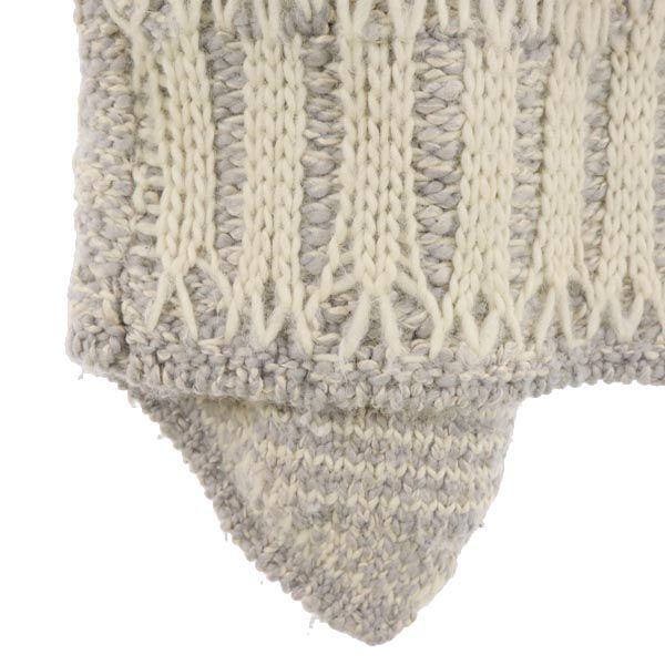 Soe Made In Japan Wool Blend Knit Vest M Gray Women Used