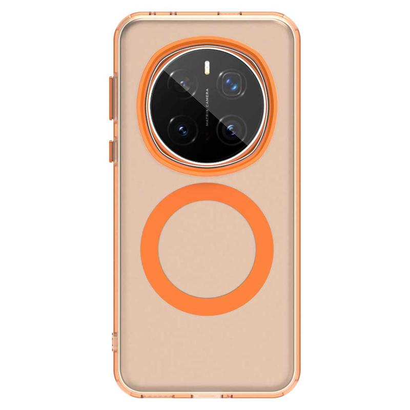 Coque pour Honor Magic 7 Pro, coque annulaire magnétique mate avec chargement sans fil