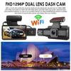 3 Inch Dash Cam for Cars Black Box HD 1080P Car Video Recorder Loop Recording Dvr Car Camera Way with WIFI Night Vision G-sensor
