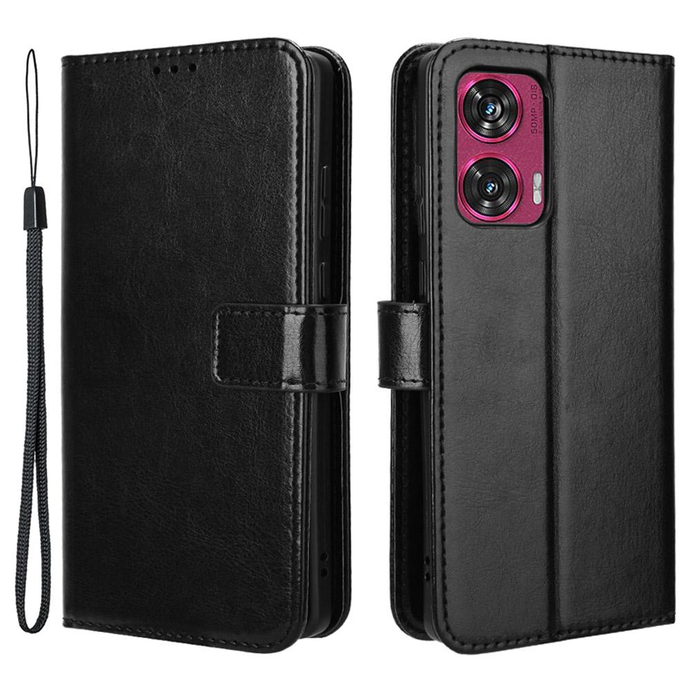 For Motorola Edge 50 Fusion 5G Case Wallet PU Leather Protective Phone Cover