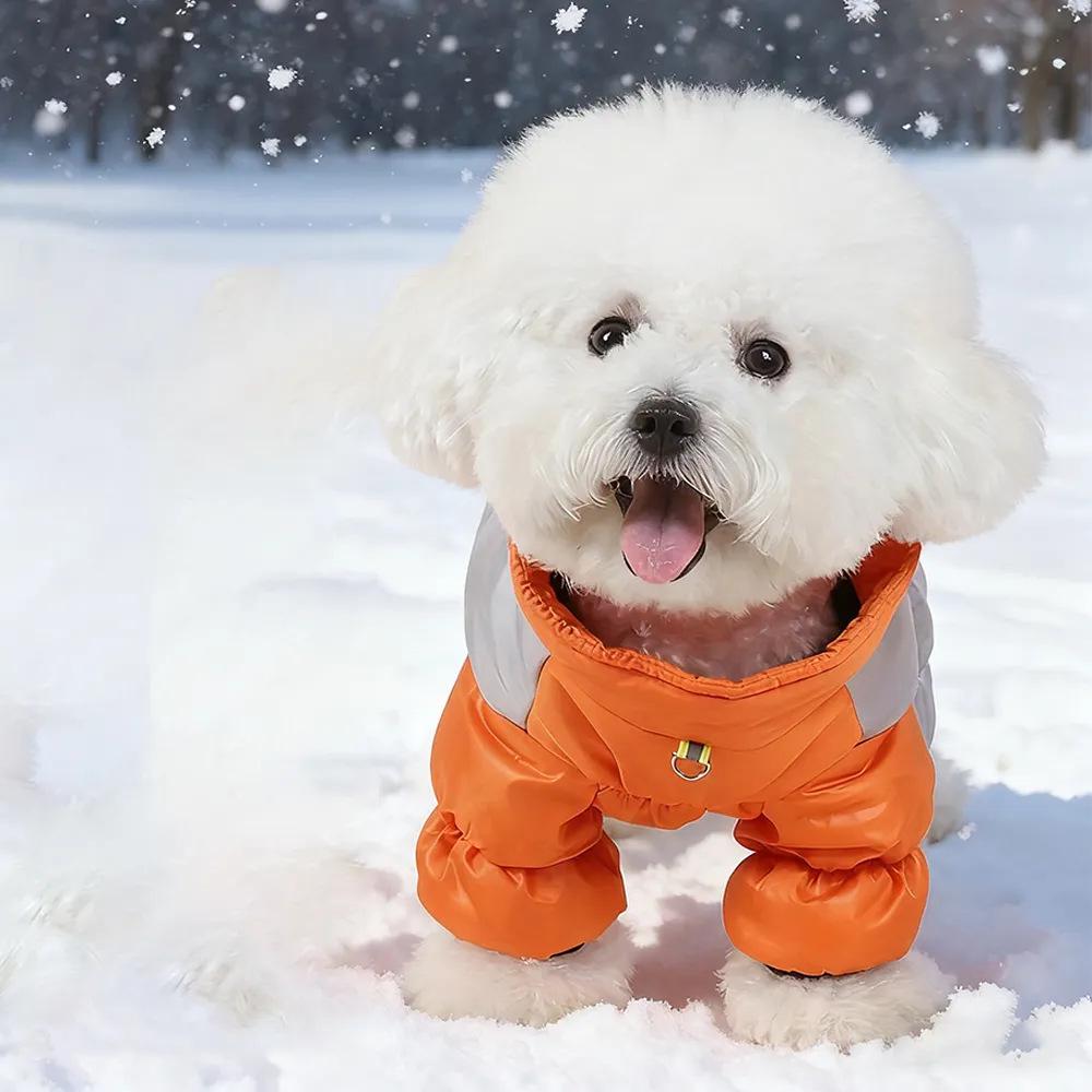Reflektierende Wasserdichte Hundejacke - Warmer Vierbeiniger Wintermantel