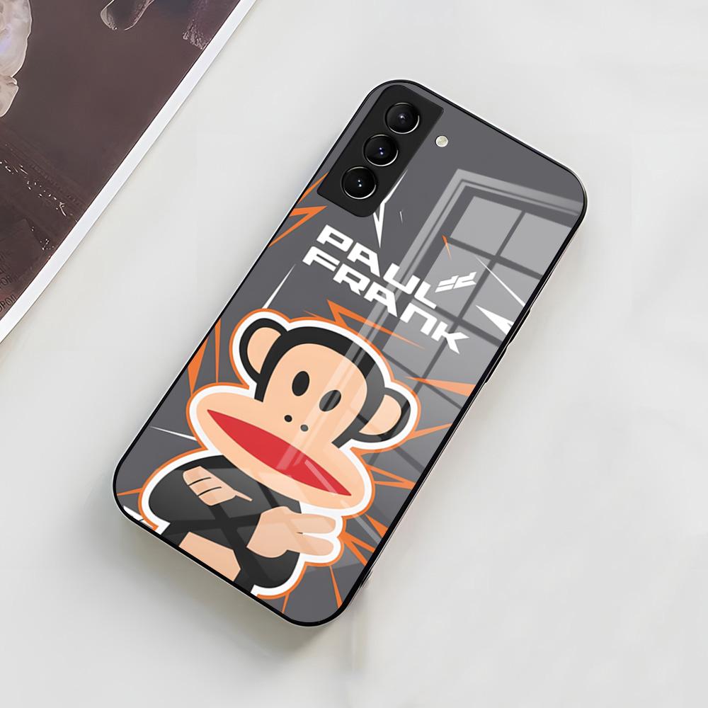 

P-Paul F-Frank Phone Case For Samsung A56 A36 A26 A16 A15 A25 A35 A55 A14 A34 A24 A54 Glass Case Samsung A14