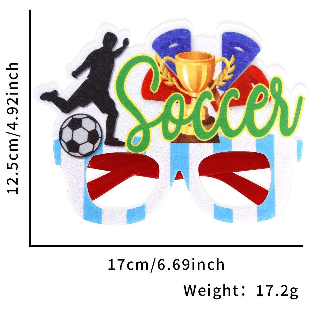 Football glasses, football league, bar clubs, party decorations, props, World Cup fan supplies