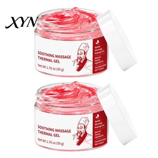 Moisturizing Massage Gel 1/2Pcs Body Soothing Thermal Gel, Natural Herbal Deep Muscle Relief Tissue Cream, Firming & Smoothing Skin Moisturizer Cream