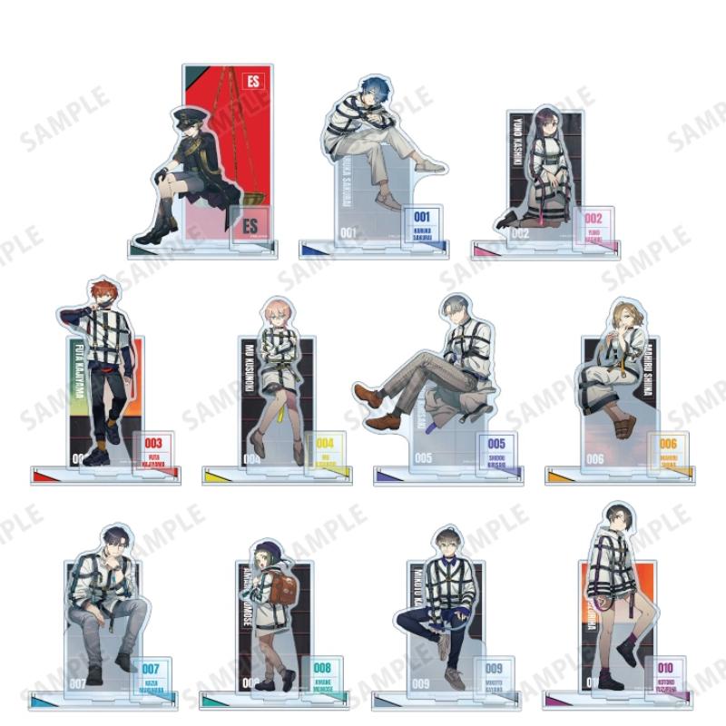 Game MILGRAM Acrylic Stand Doll Anime Mikoto Mahiru Haruka Shidou Es Amane Kazui Yuno Figure Model Plate Cosplay Toy for Gift