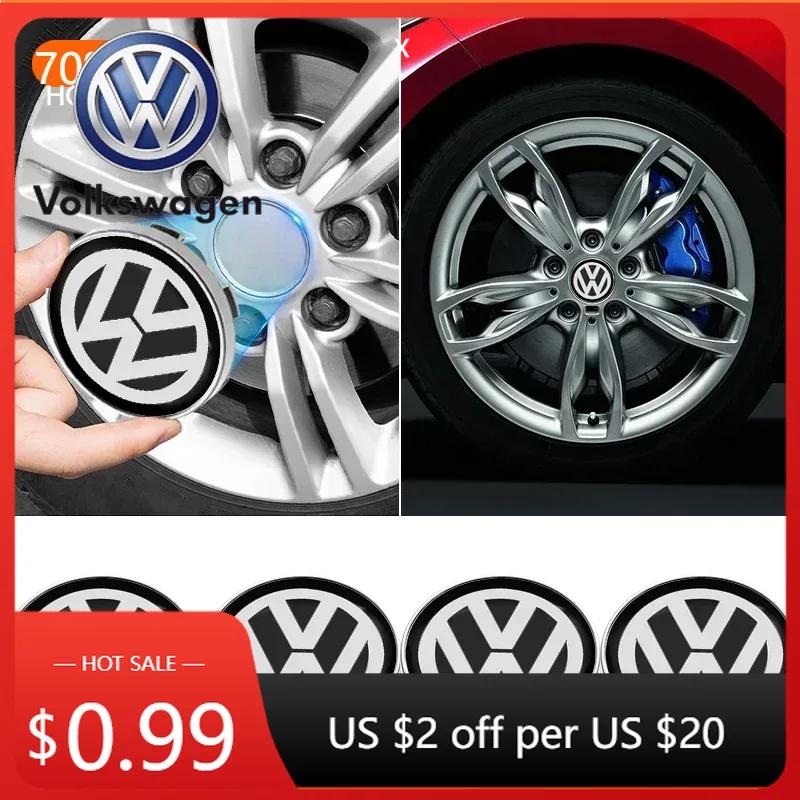 For VOLKSWAGEN VW GTI Cars VW For Volkswagen 56/60mm Car Wheel Center Hub Caps Protector Cover Car Accessories For Volkswagen Go