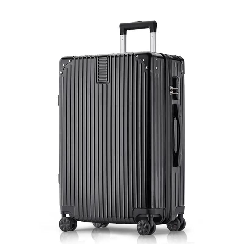 EXPUNK Classic Striped Business Travel Luggage