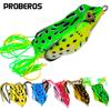 New! Thunder Frog Fishing Lure Lifelike Swimming Artificial Soft Bait With Double Hide Hook Fishing Gear