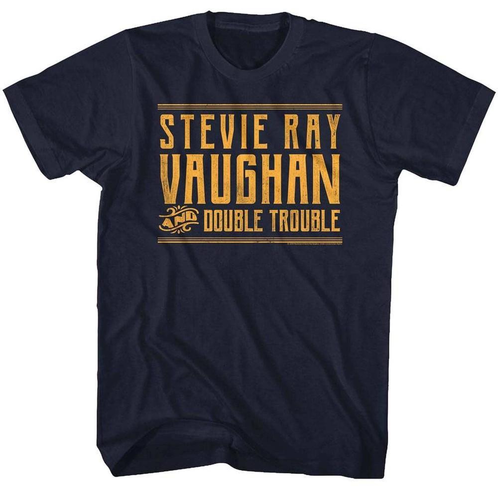 Stevie Ray Vaughan Srvanddt Navy Adult T-Shirt Unisex T-Shirt S