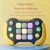 Electronic Pop Quick Push Bubbles Game Electronic Puzzle Console Toys Chases RGB Light Fun Anti Stress Relief Game Machine Toy