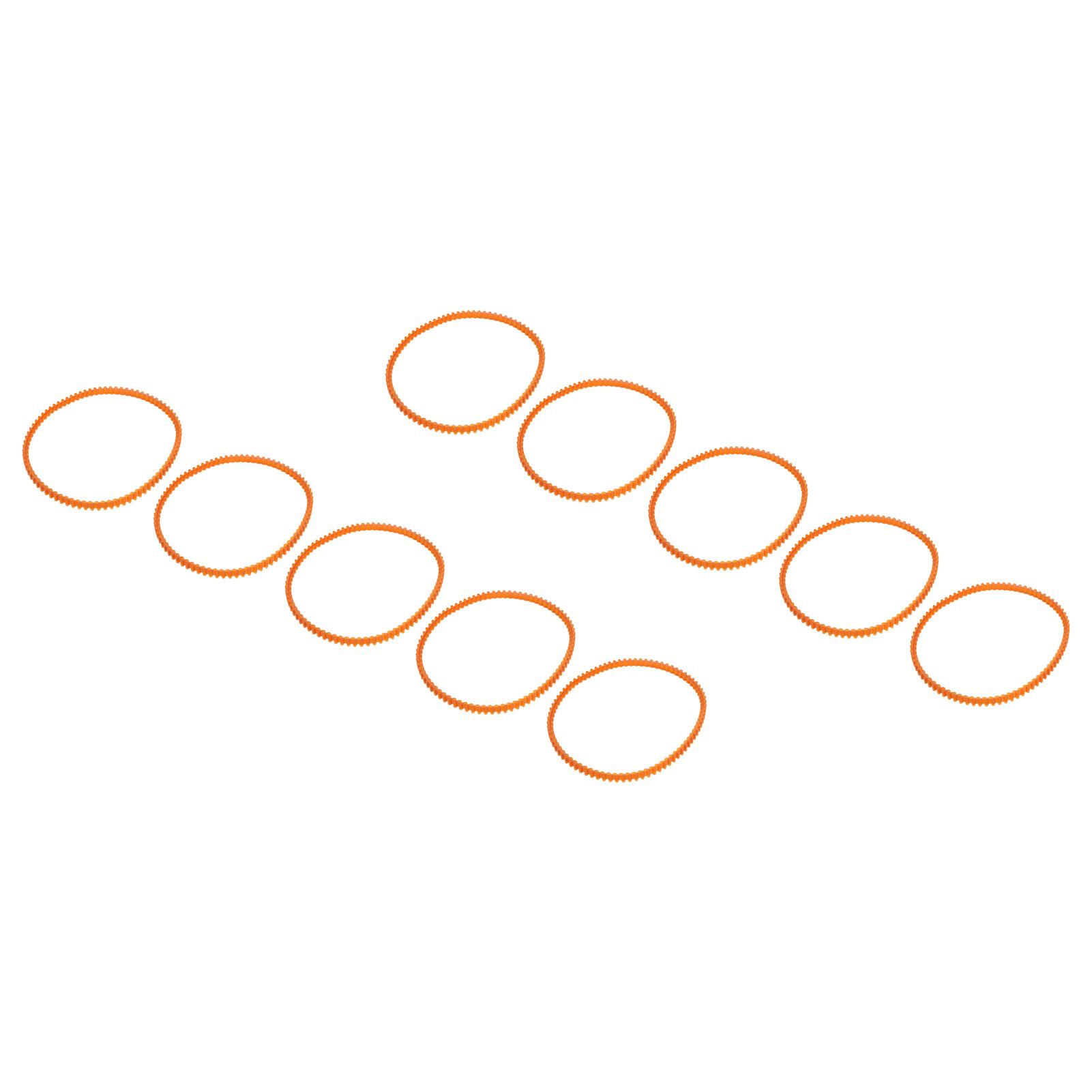 10 stuks Naaimachine Motorriem, Vervangende Plastic Motorriem voor Oude Elektrische Naaimachine, 0,6 cm Dik, Geschikt voor