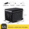 Schwarze Wasserdichte Lebensmittel-Liefer-Isolierbox Kleine Mittlere Große 30 45 62L Größen Lokale Lieferung Kühltasche Picknick BBQ Zubehör