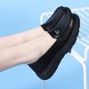 Women’s Moccasins Black Loafers Leather Driving White Casual Slip On Walking Shoes Nurse Shoes