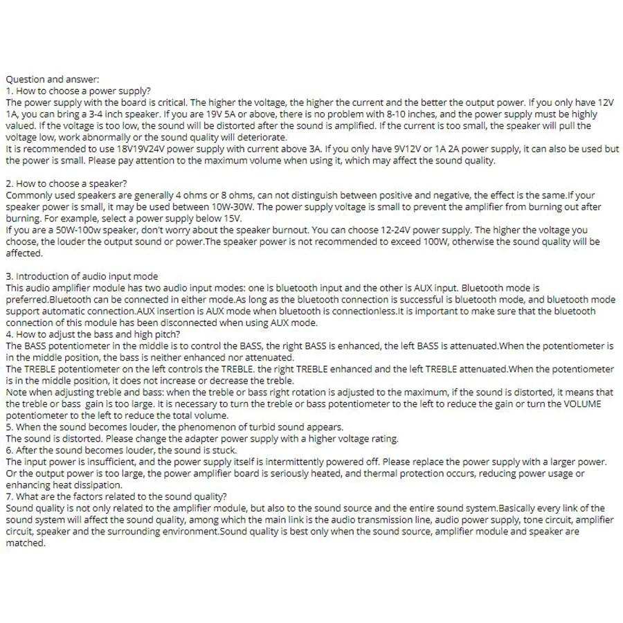 ZK-502T TPA3116D2 Bluetooth 5.0 Subwoofer Amplifier Board 2.0 Channel 2*50W Bass AMP High Power Audio Stereo Amplifier Board