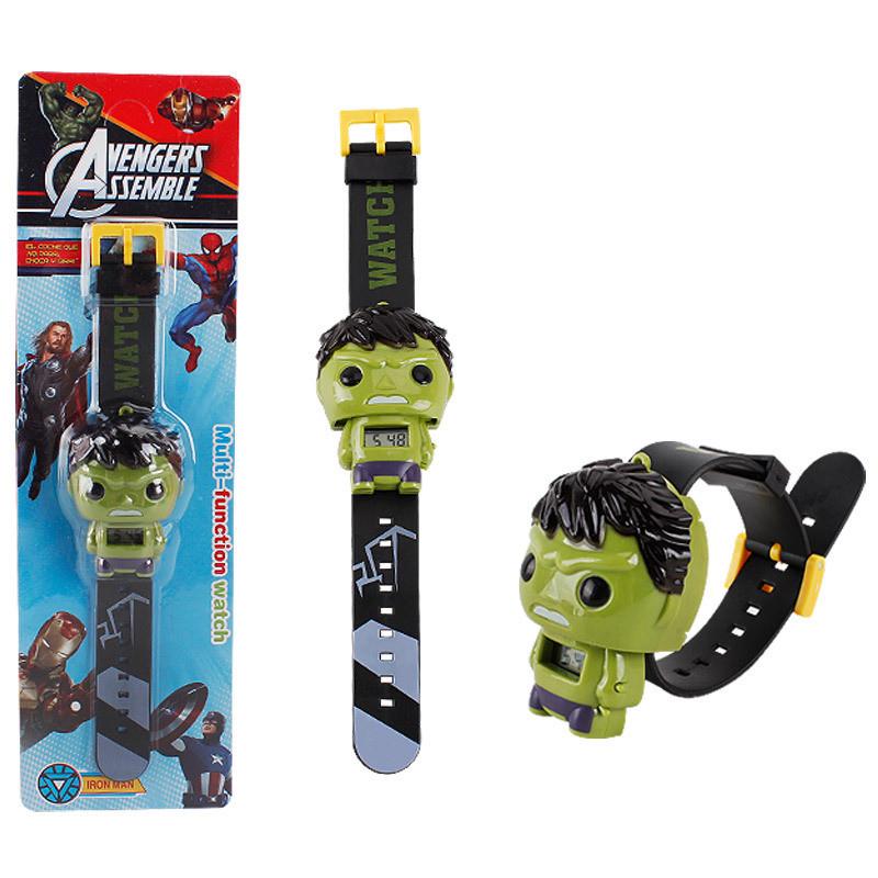 Marvel's The Avengers Kinderuhr Spider-Man Iron Man Captain America Hulk