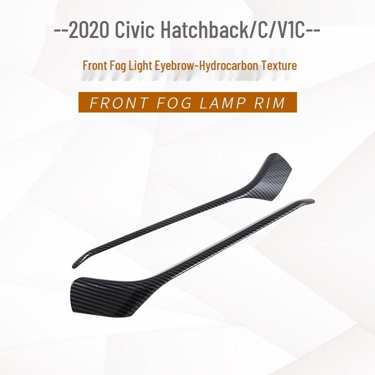 Set exterior Civic Hatchback 2020: Rame Lămpi de Ceață Față și Spate, Sprâncene, Capac Spate, Ornament Bol Ușă