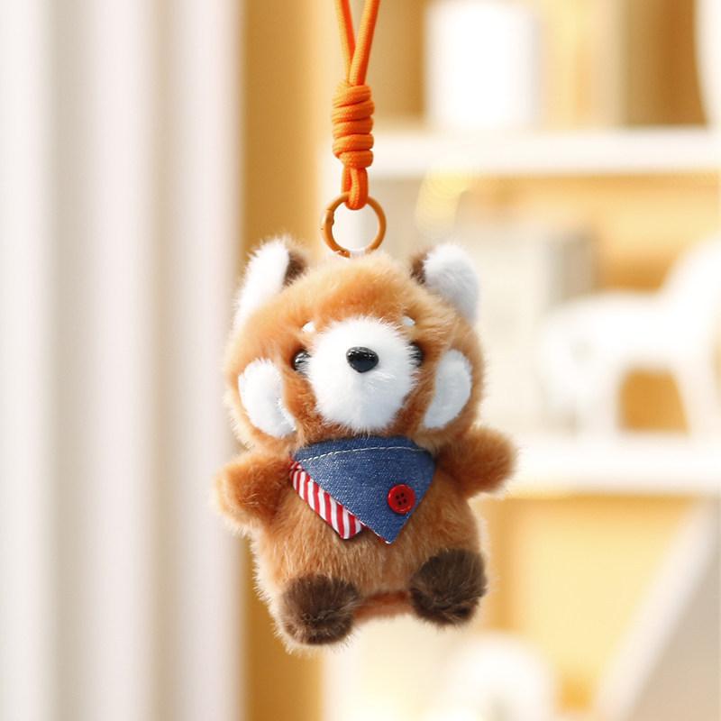 Plush Forest Animals Bunny Doll With Keychain For Childrens Gift And Bag Accessory
