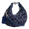 Coach Jonie 15 Logo Print Silver Hardware Signature Denim Mini Shoulder Crossbody Bag Women Bags Blue CAO04-LHRHY