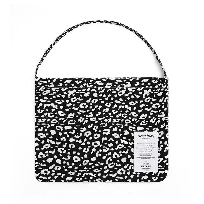 Veteze Pattern Eco Bag (BLACK LEOPARD)