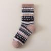 Autumn and Winter Coral Fleece Socks for Women Warm Floor Socks Home Tube Socks Sleep Socks Half Fleece
