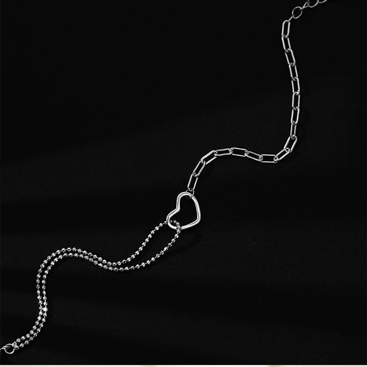 Double Layer Heart Bracelet Niche Simple Minimalist Jewelry Fashion Accessories for Women