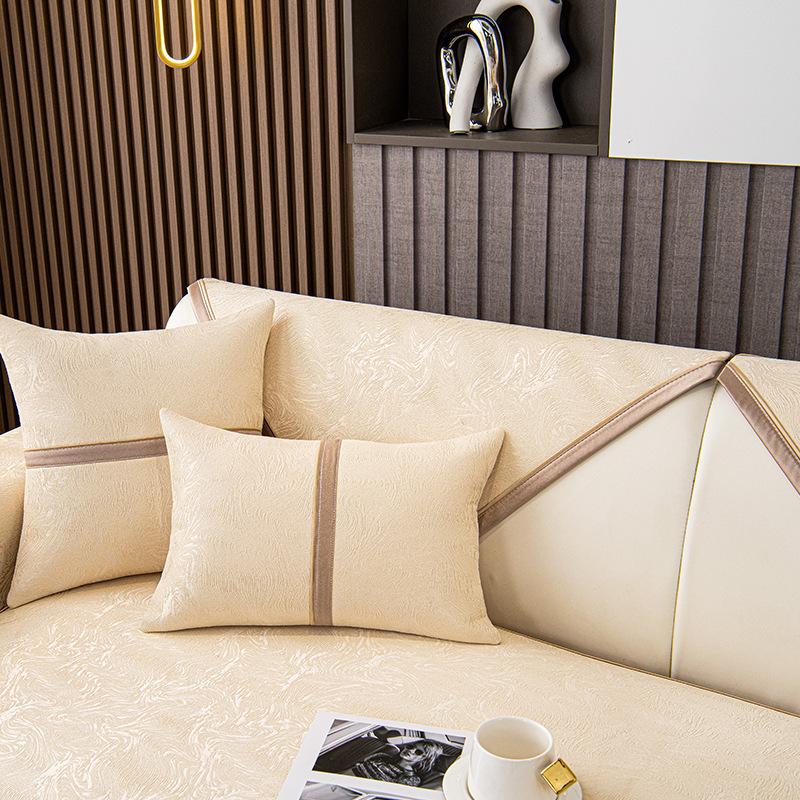 Chenille Sofa Cushion Four Seasons Universal Three Seats One Imperial Concubine Sofa Cover Cover Cloth High Sense