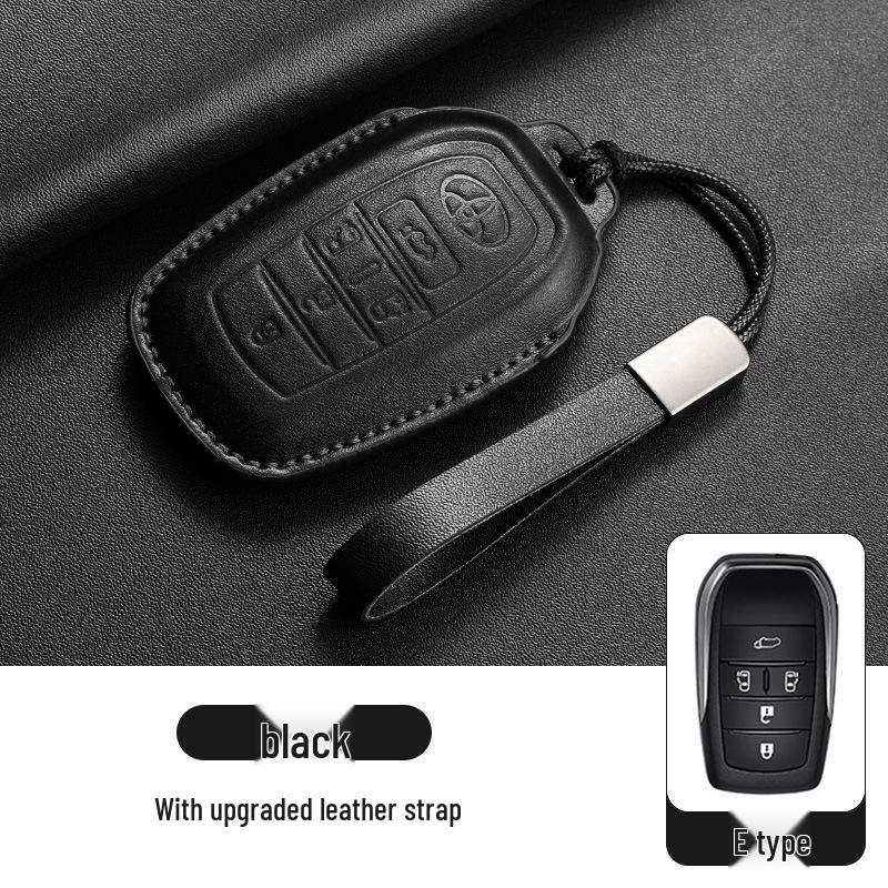Compatible Leather Key Case for Toyota Sienna, Alphard, Granvia