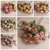 Zhuang Zhou Retro Rose Bunch INS Style Artificial Flowers for Home & Wedding Decor