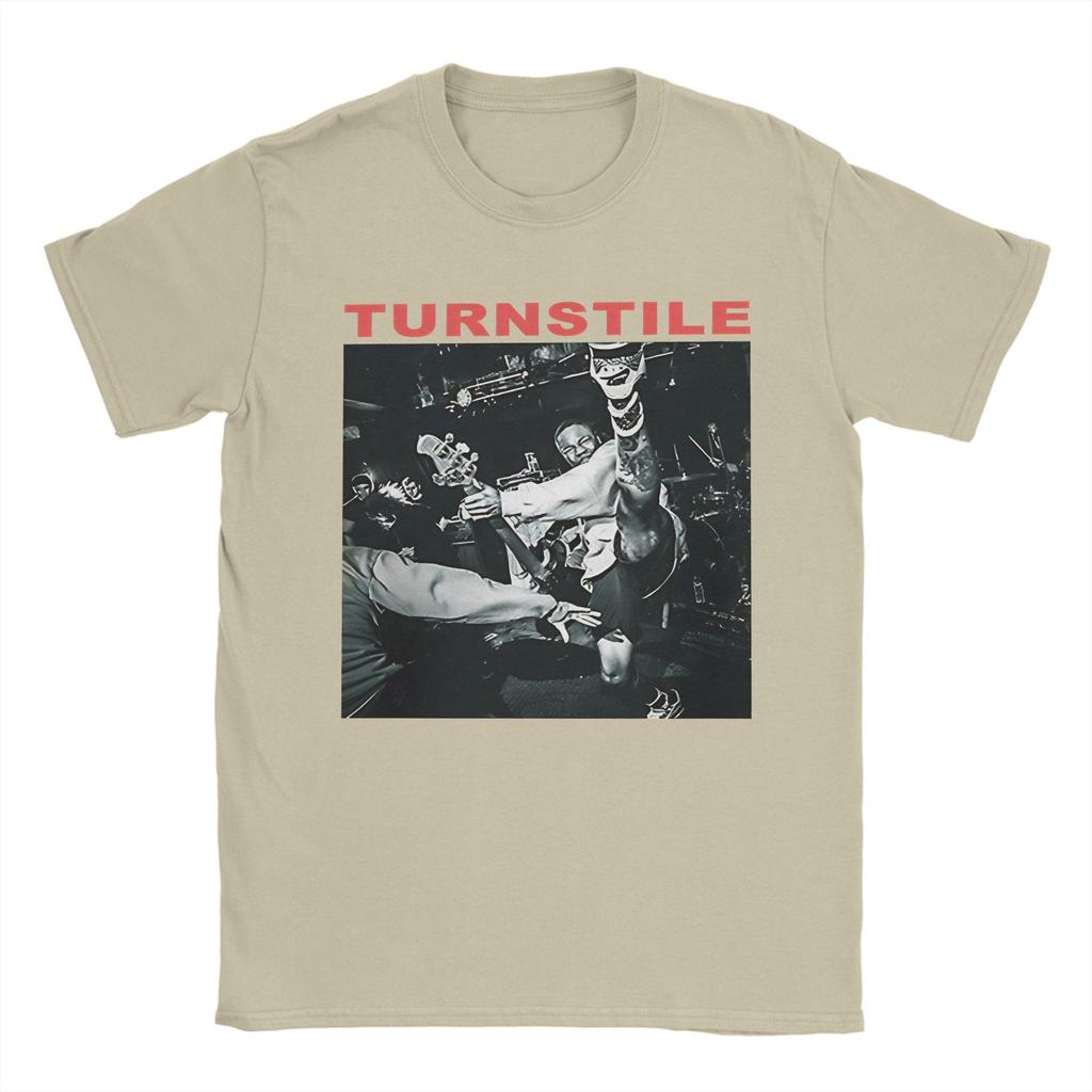Turnstile American Hardcore Punk Band TShirt Summer 100 Cotton T Shirts For Unisex Fashion Printed Tee Shirt Short Sleeve Clothes