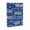 Notebook Cotton 20x15cm 96 Pages Indigo Fish