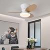 3 Light Colors 6 Speed Adjustable Ceiling Fan Light Living Room Kitchen Balcony Fan Lamp Modern LED Lighting Fan