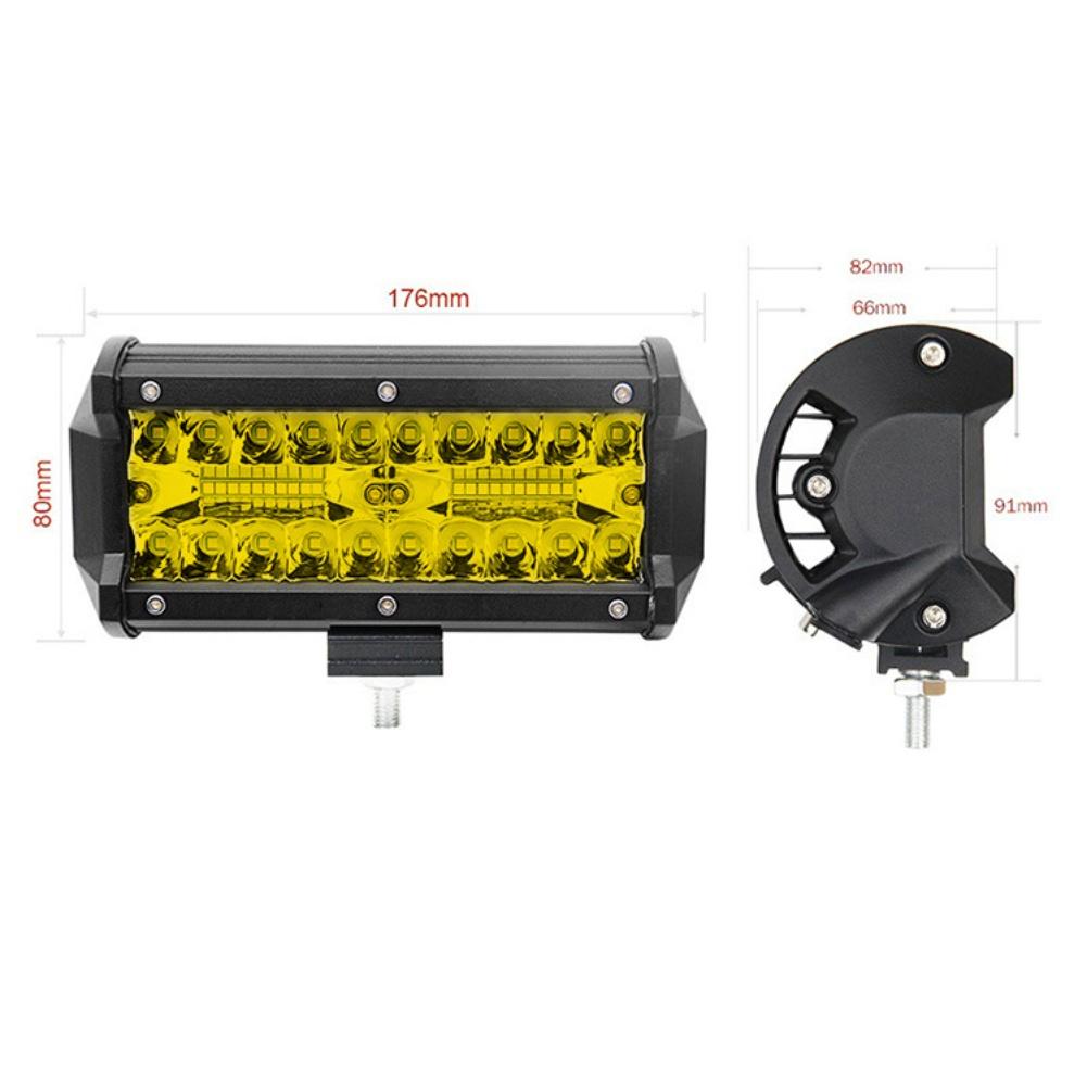 120W LED Light Bar with 8000 Lumens Output IP67 Waterproof Work Light for Trucks SUVs Motorcycles ATVs and Boats