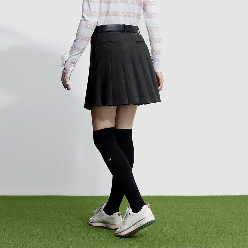 New FILA Golf Series Casual Short Skirts Women's Pitch Black A11W345301F-BK