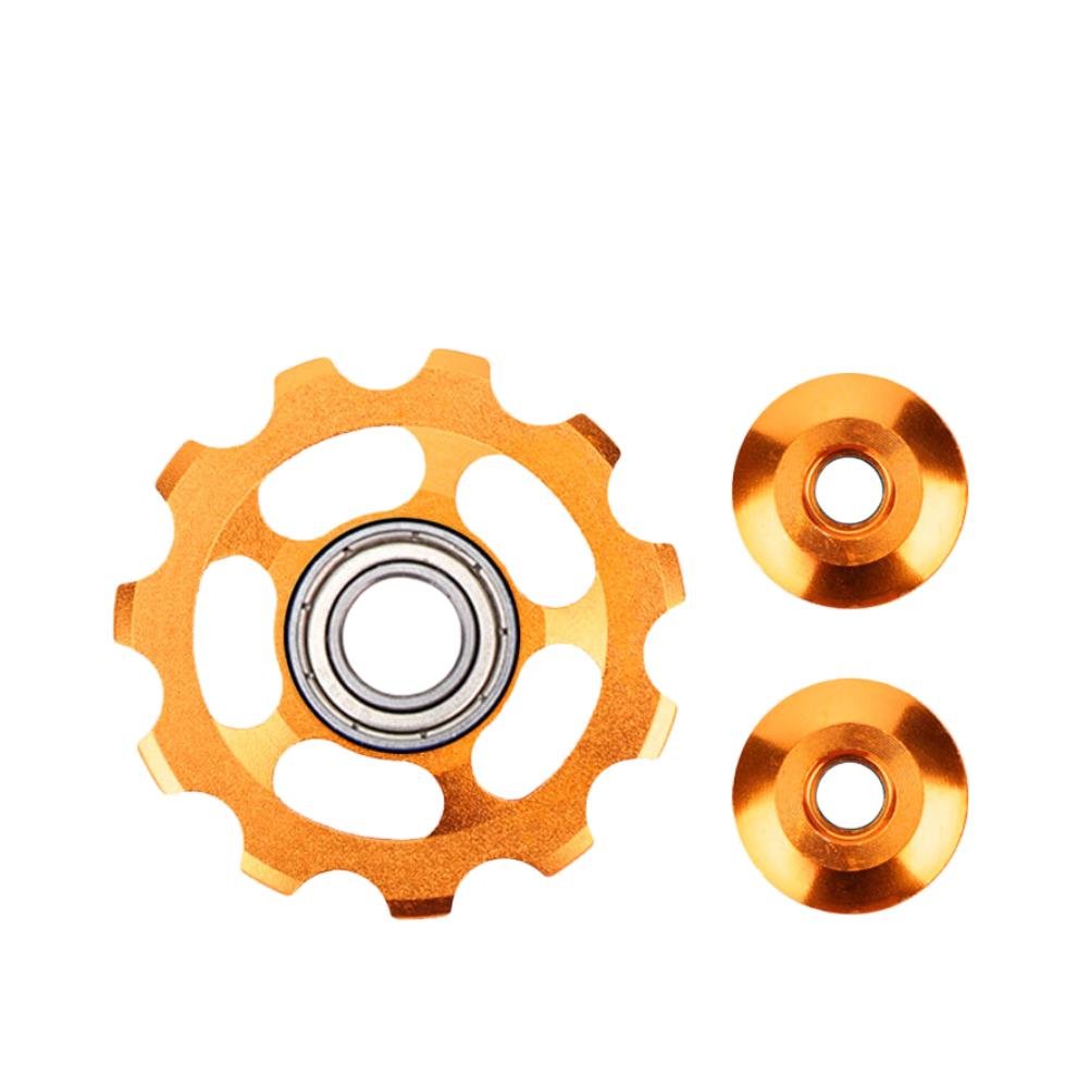 CNC Machined Derailleur Pulley For Cycling Aluminum Alloy Construction