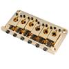 Musiclily Pro Hardtail Bridge Style Fixed Saddle Bridge for ST TL Electric Gold 10.5mm Non-Tremolo Stratocaster/Telecaster Guitars,