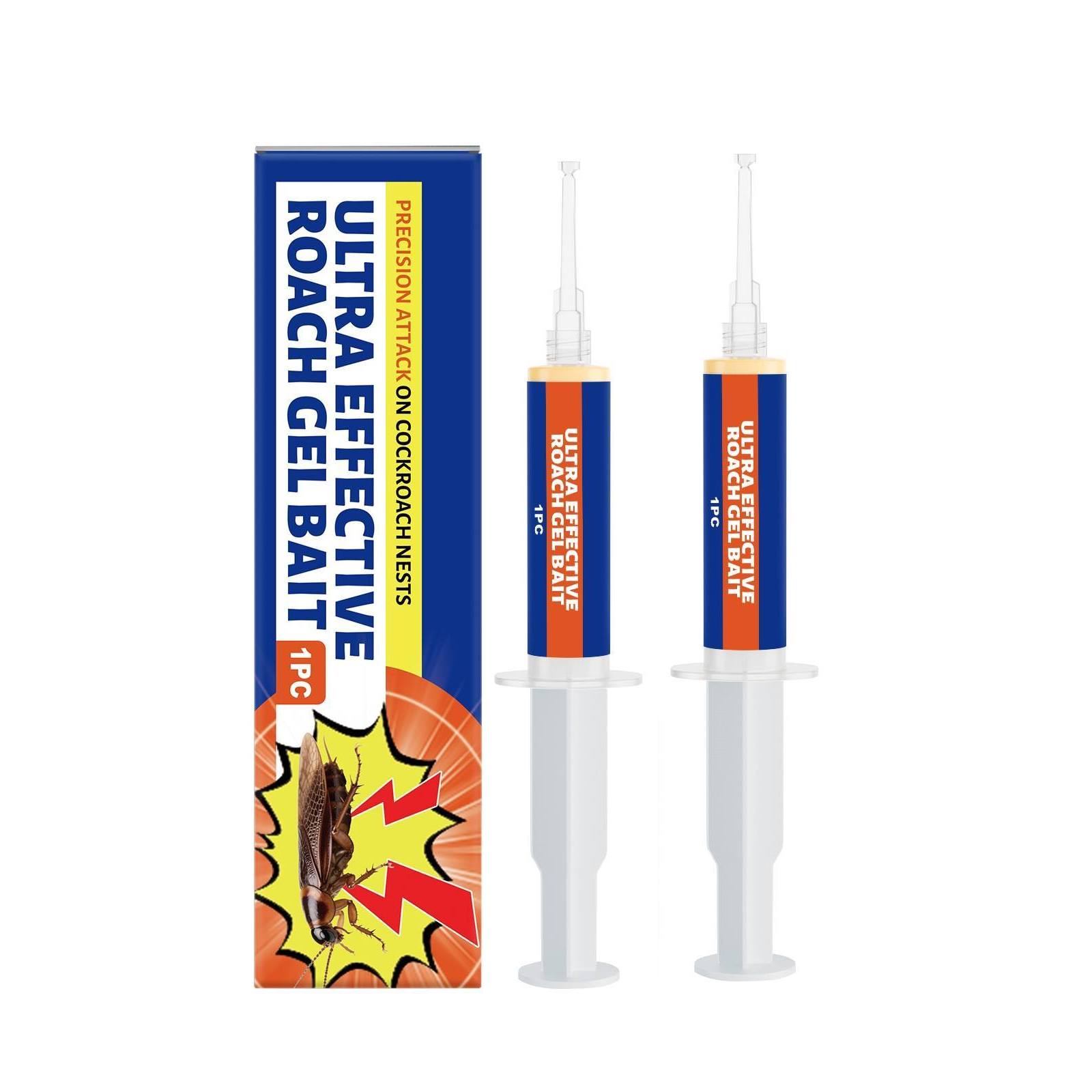 

2pc Cockroach Ointment, Household Insecticide, And Odorless For Home Use, Kitchen, Bathroom, Door, Courtyard One Size