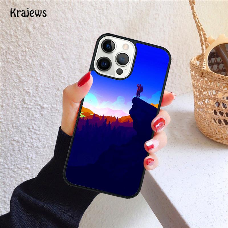 Sky Minimal Forest Coque Soft Phone Case For iPhone 14 XR X XS Max 5S 6S 7 8 Plus SE 2020 11 12 13 Pro Max Mini Phone Cover