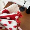 Fashion Heart-shaped Cosmetic Storage Bag Portable Dustproof Key Lipstick Bag Zipper Plush Coin Purse Valentine's Day Gift