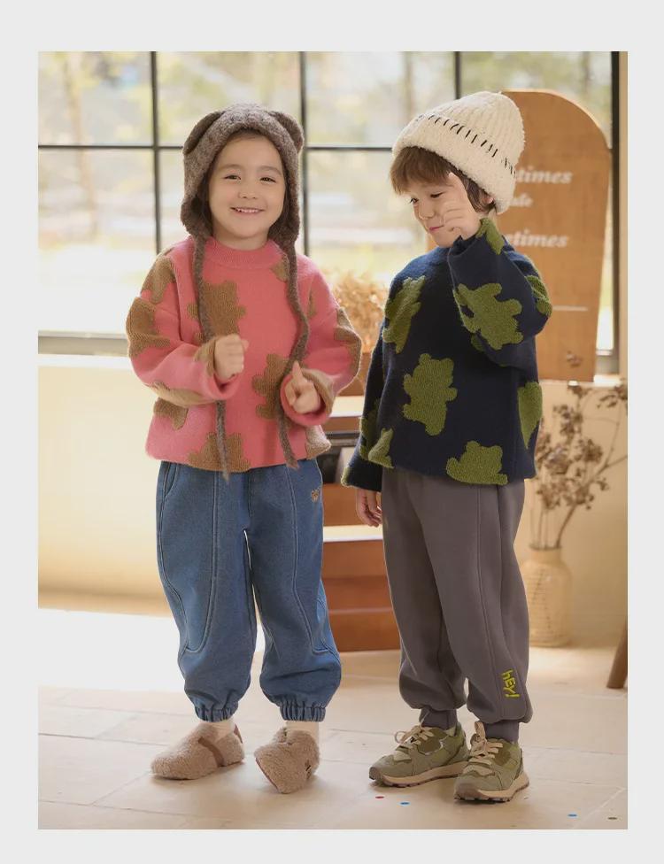 2024 Winter Mountain Series Thickened Children's Knitted Sweater