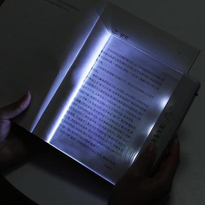 Lampă de lectură LED plată pentru noptieră - Protecția ochilor Viziune nocturnă Lampă multifuncțională pentru dormitoare și studenți.