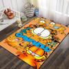 G Garfield Cartoon Cat Print Area Rug Non‑Slip Floor Mat Soft Carpet For Kids Bedroom Living Room Indoor Home Decor Holiday Gift