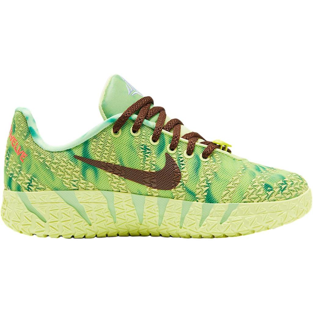 Nike Ja 3 GS 'Spooky Season' Light Lemon Twist Hemp Bright Crimson Black IM8683-700