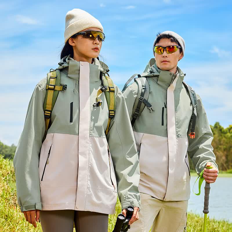 COVER GAL Unisex 3-in-1 Down Lined Outdoor Jacket