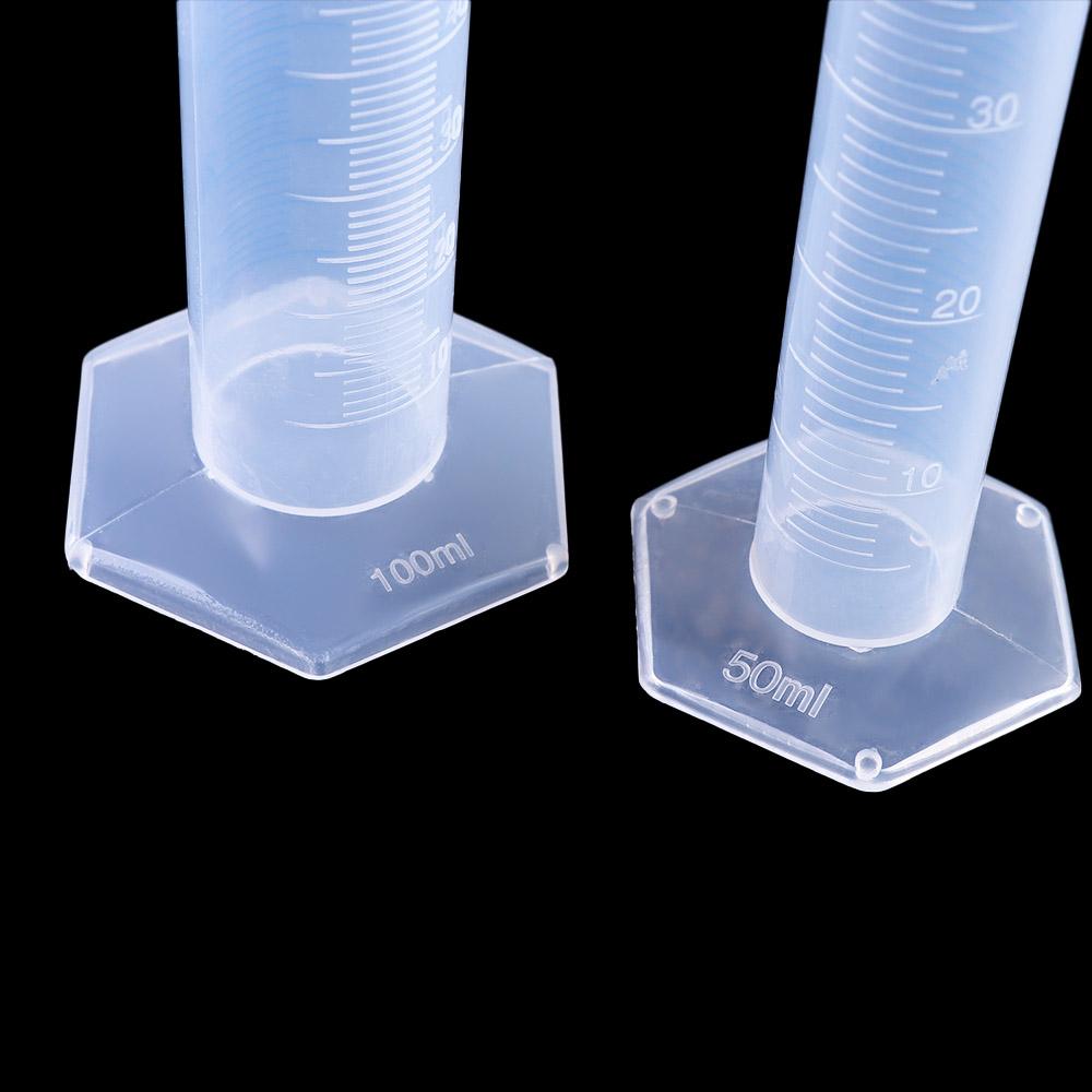Transparent Measuring Cylinder Graduated Cylinder Plastic Measuring Cylinder Graduated Tube