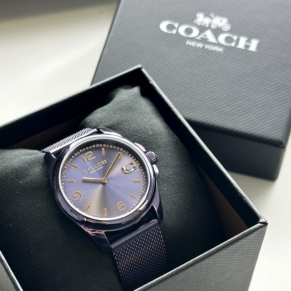 Watch Grayson Mesh Bracelet Purple 14504145 [Coach] Women