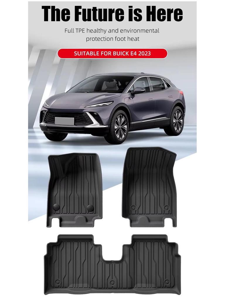 2023 Buick E4 3D TPE Floor and Trunk Mats