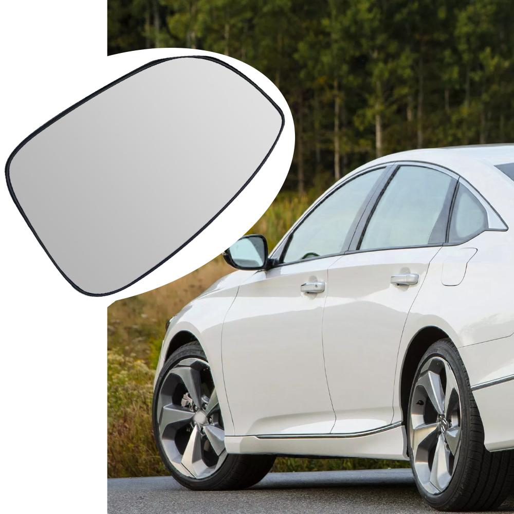 Car Side Heated Rearview Mirror Glass Blind Spot White for Honda Accord 10th 11th 2018      2024 US version L Heated